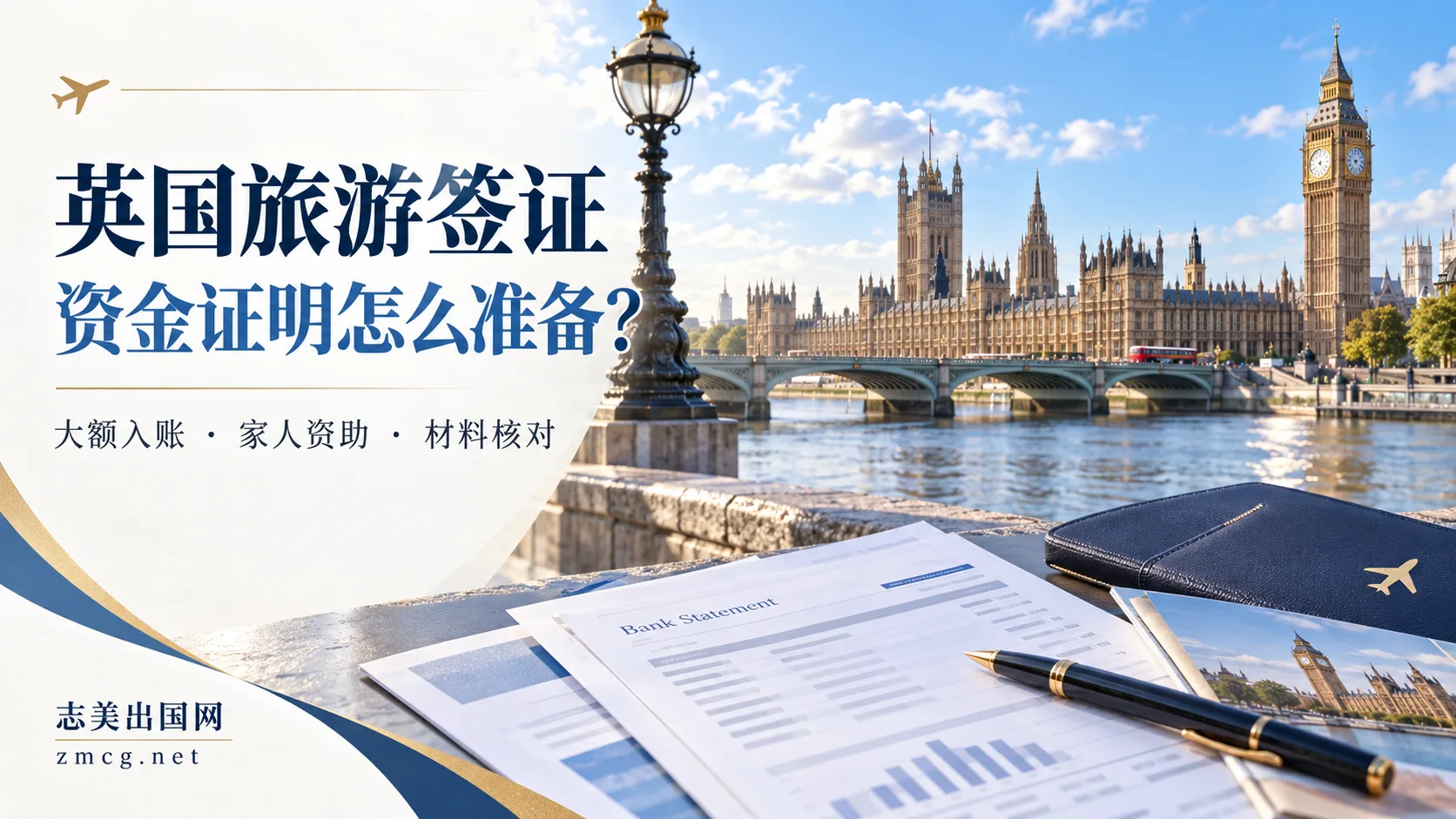英国旅游签证资金证明怎么准备？大额入账与家人资助这样说明